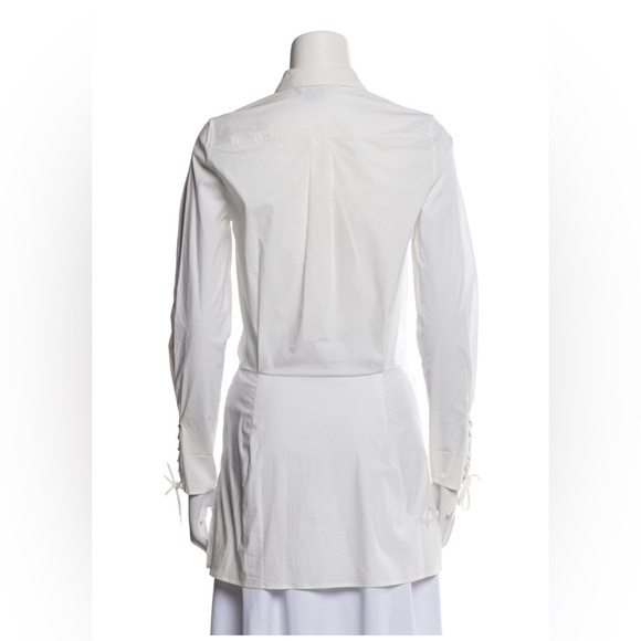 3.1 Philip Lim Longsleeves gathered front shirt size 4 - Picture 2 of 8